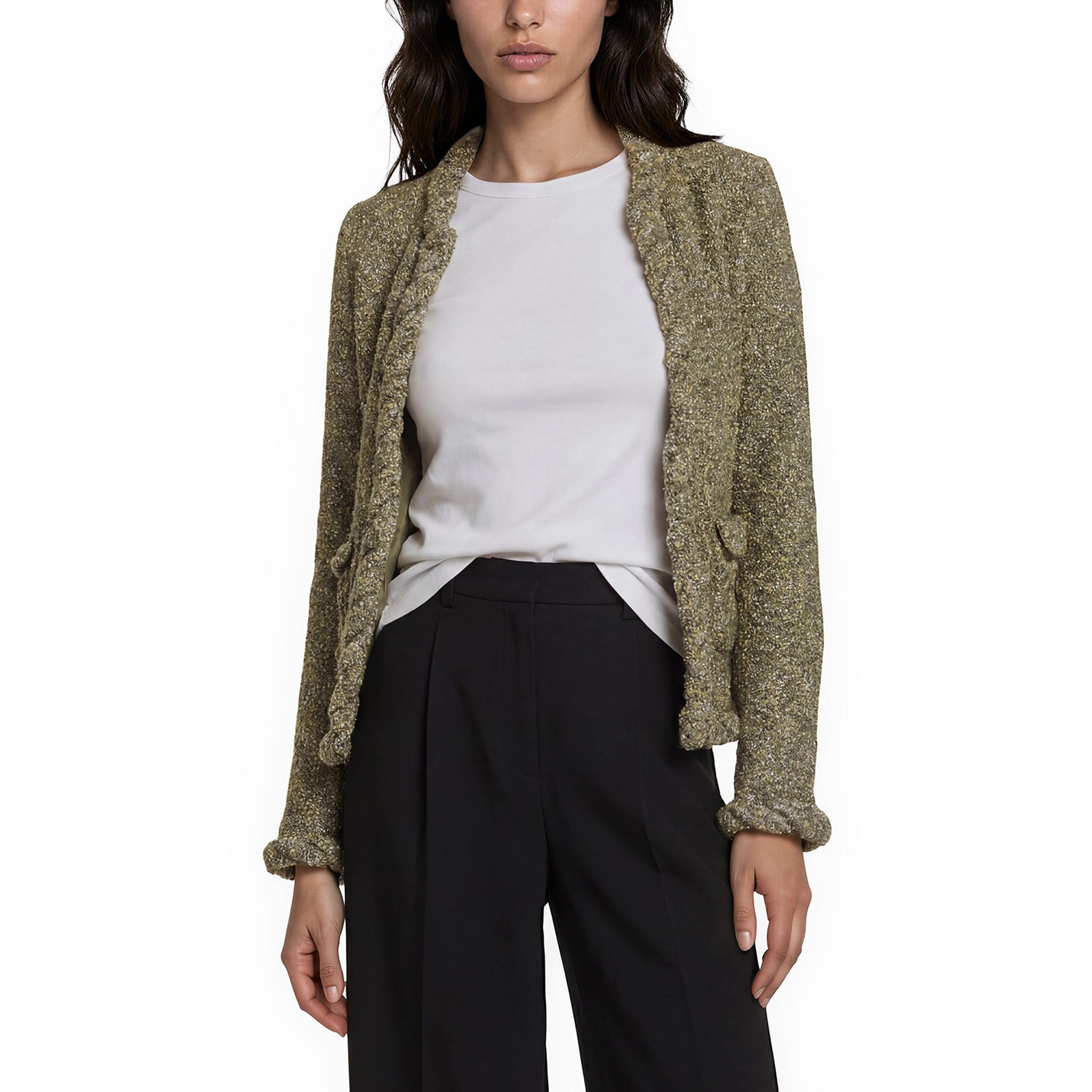 Bottega Veneta Towelling Twist Cardigan