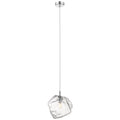 Boulder 1 Light Chrome Mini Pendant