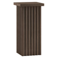 Bourne 10.75 Wide Square Fluted Side Table 10.75 Wide