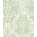 Bow Damask Non Pasted Wallpaper 396In. X 21In. Covers 56 Square Feet