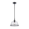 Boyer 11 Inch Wide 1 Light Pendant In Matte Black