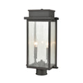 Braddock 19 High 2 Light Outdoor Post Light Architectural Bronze 19 Inch H