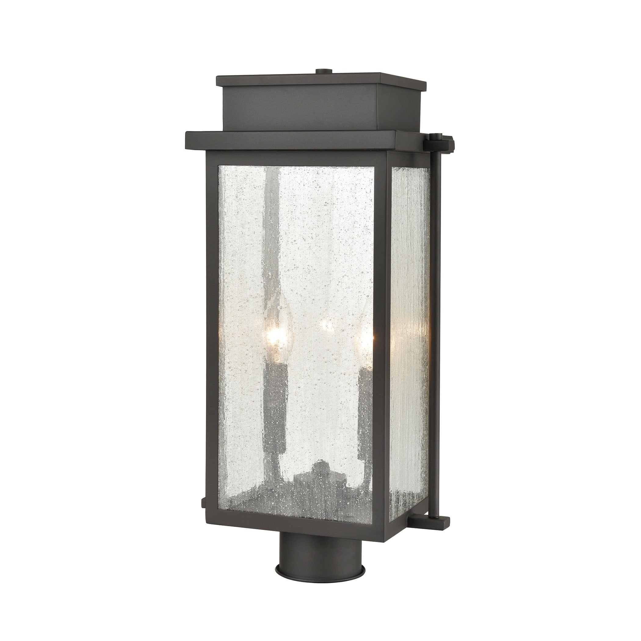 Braddock 19 High 2 Light Outdoor Post Light Architectural Bronze 19 Inch H