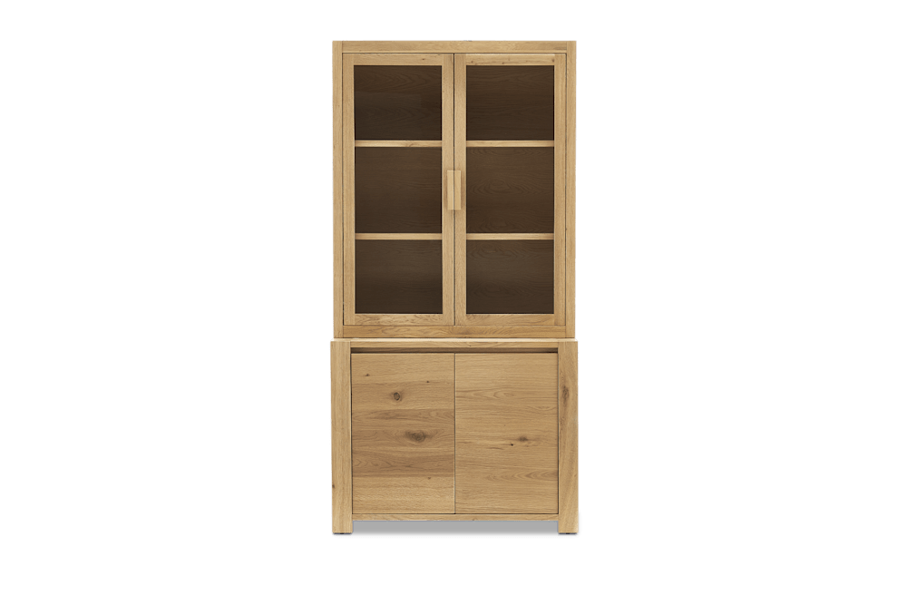 Bradley Small Sideboard with Glass Cabinet