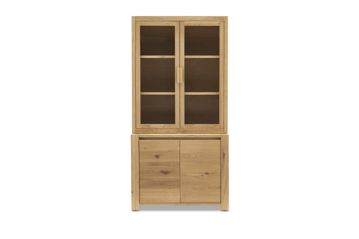 Bradley Small Sideboard with Glass Cabinet