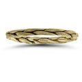 Braided Wedding Band In 14K Yellow Gold