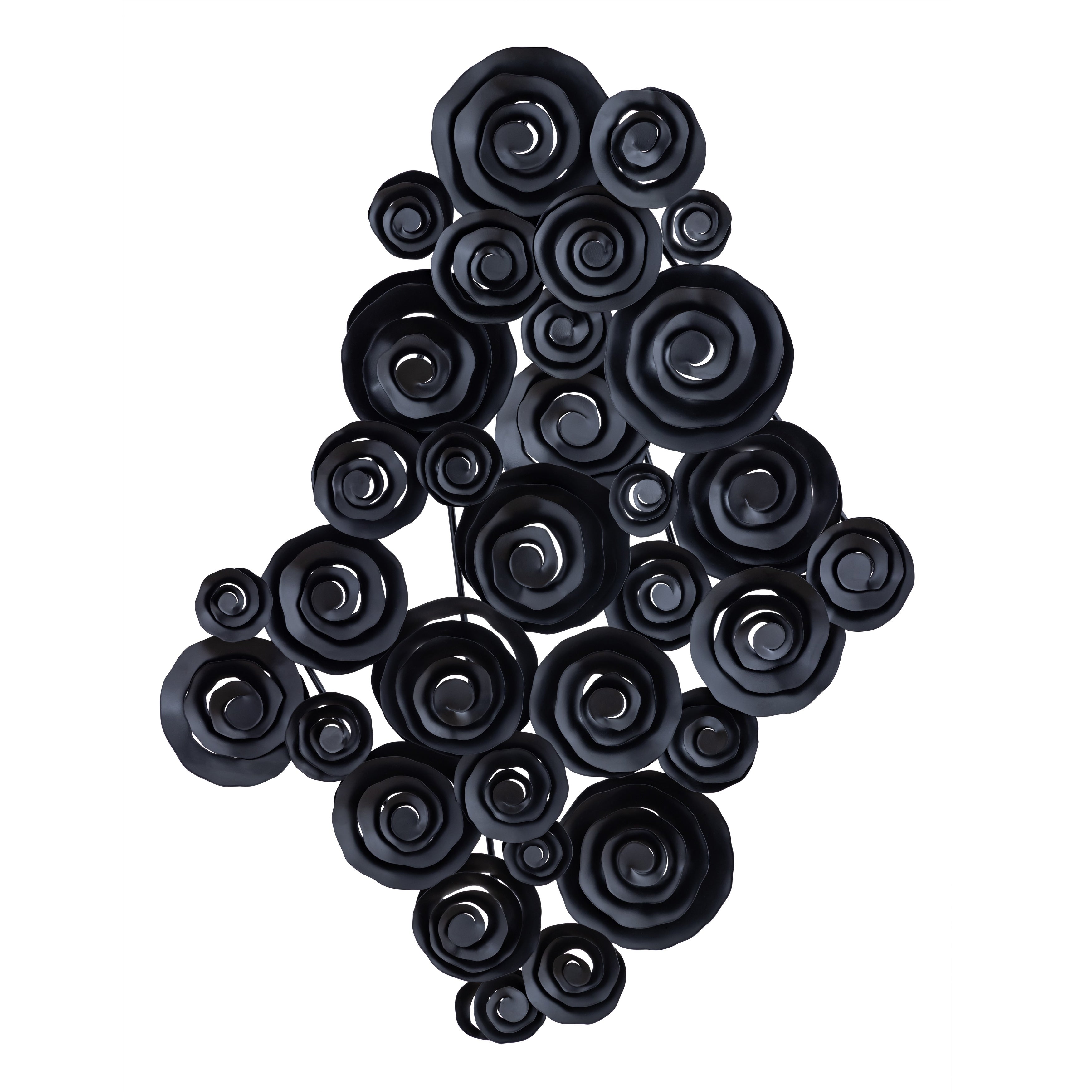 Brando Dimensional Wall Art Matte Black