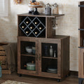 Brandon Contemporary Reclaimed Oak Mini Bar By Foa