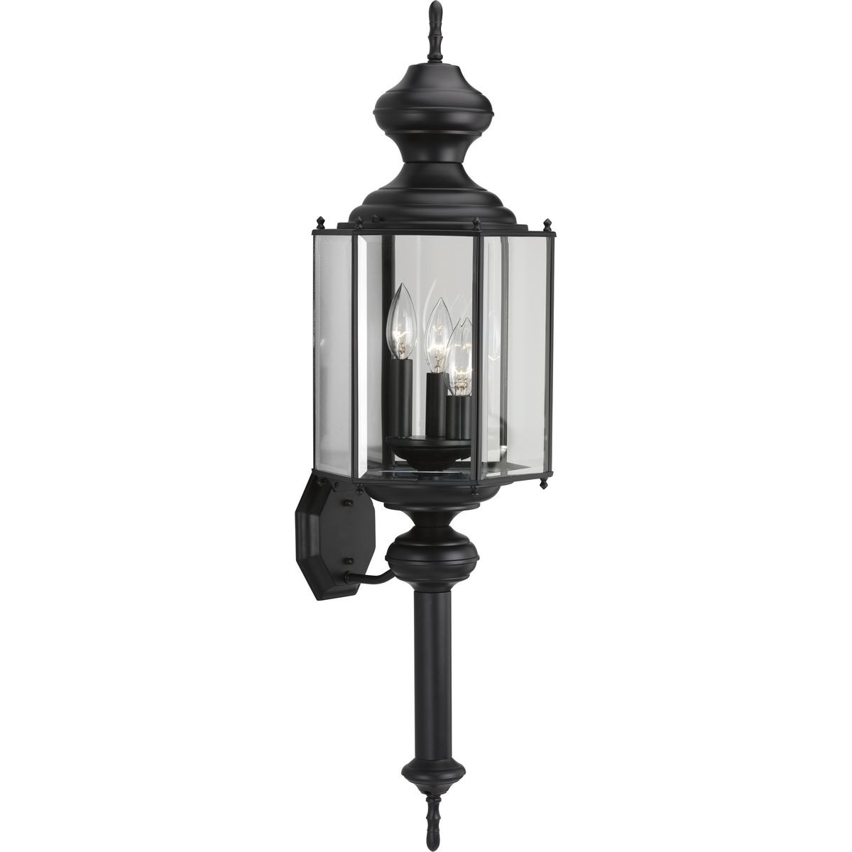 Brassguard Three Light Wall Lantern