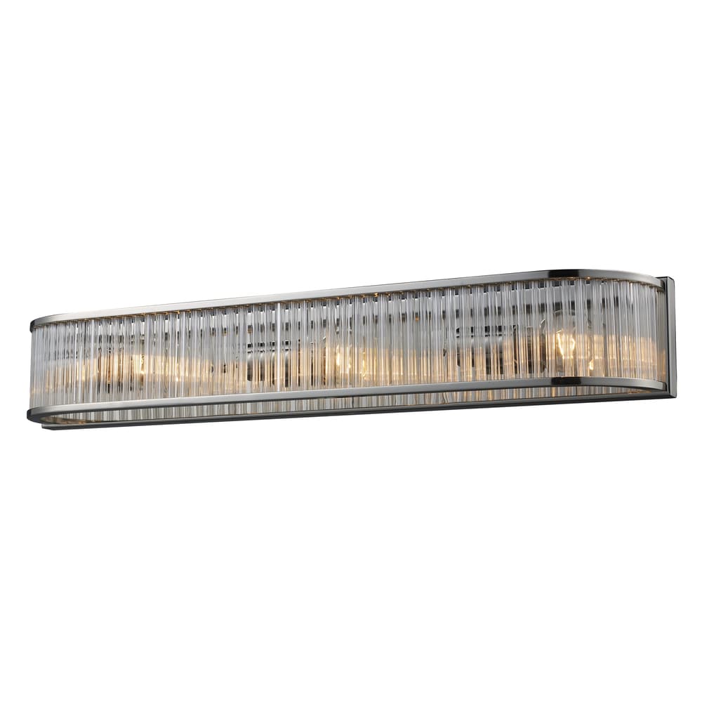 Polished Nickel Braxton 3 Light Vanity