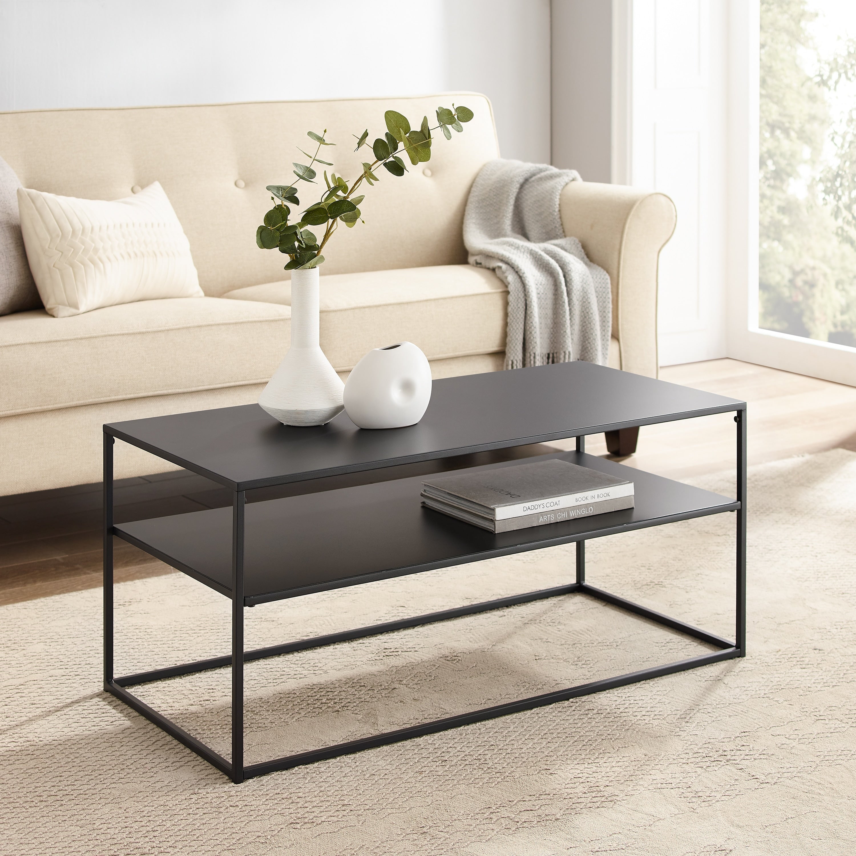Braxton Coffee Table 38 W X 18 D X 17 H