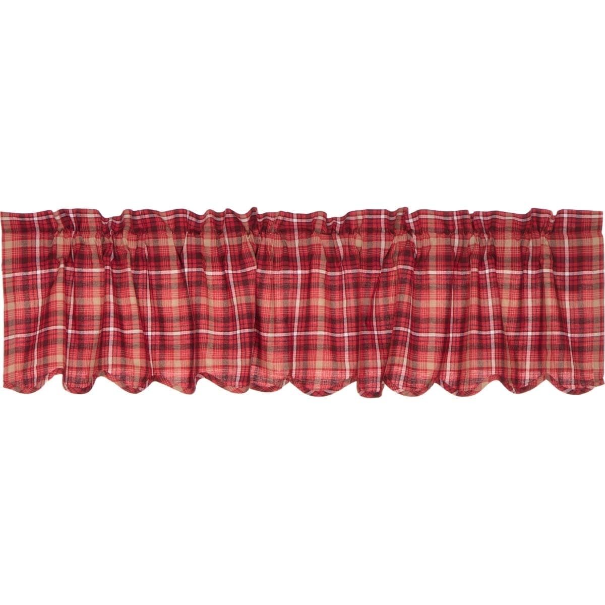 Braxton Scalloped Lined Valance
