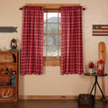Braxton Scalloped Lined Short Panel Set 63 X 36
