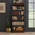 Brayton Manor Cognac Jr Executive 72 Inch Bookcase