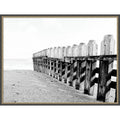 Breakers By Jasper Huish Framed Mounted Canvas Wall Art Print