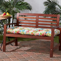 Breeze Floral 18 Inch X 51 Inch Outdoor Bench Cushion