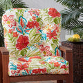Breeze Floral 21 Inch X 42 Inch Outdoor Chair Cushion