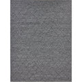 Brentwood Flatweave New Zealand Wool Black Area Rug 14 X 18