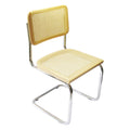 Breuer Chair Company Cesca Cane Dining Chair In Chrome And Natural