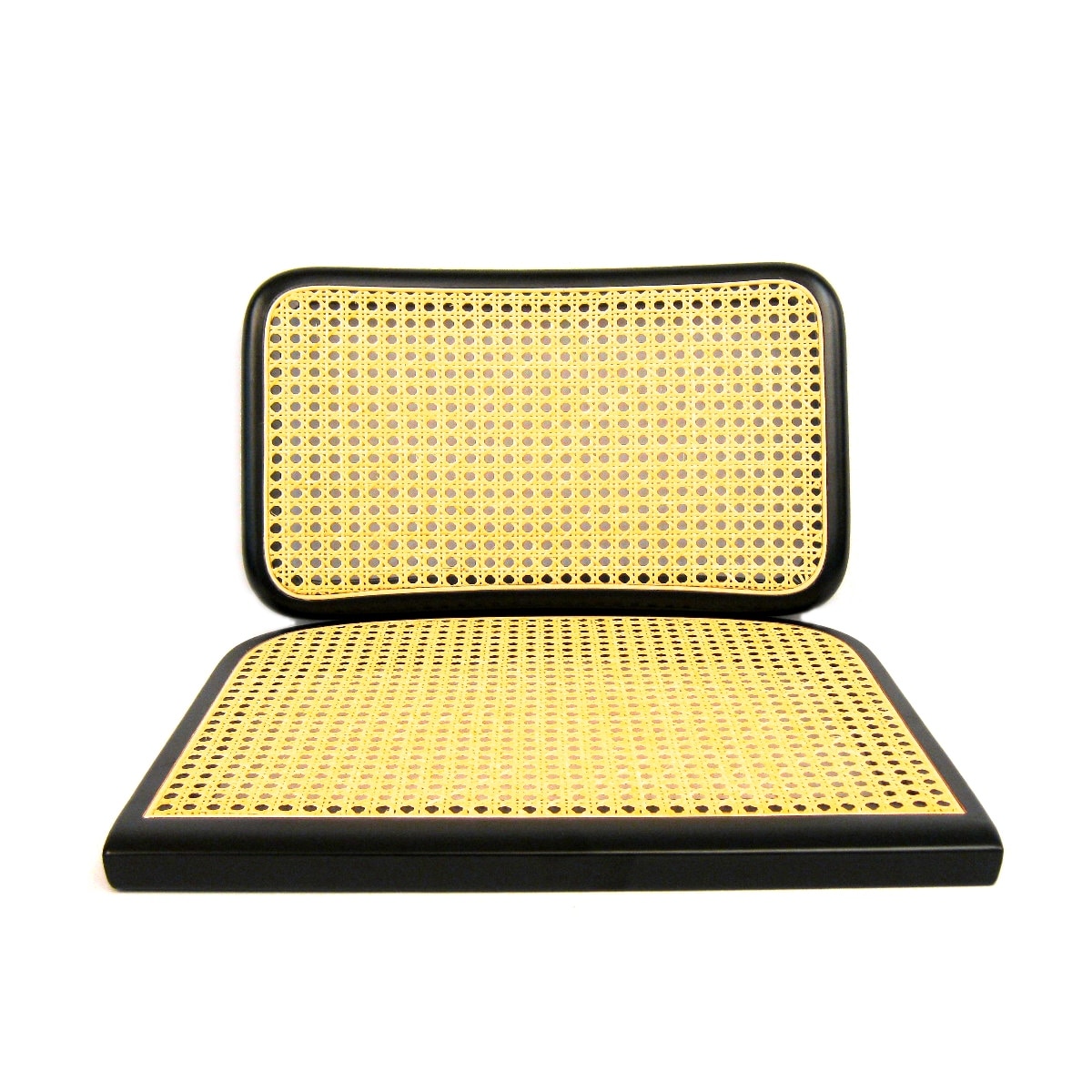 Breuer Chair Replacement Cane Seat And Back In Black