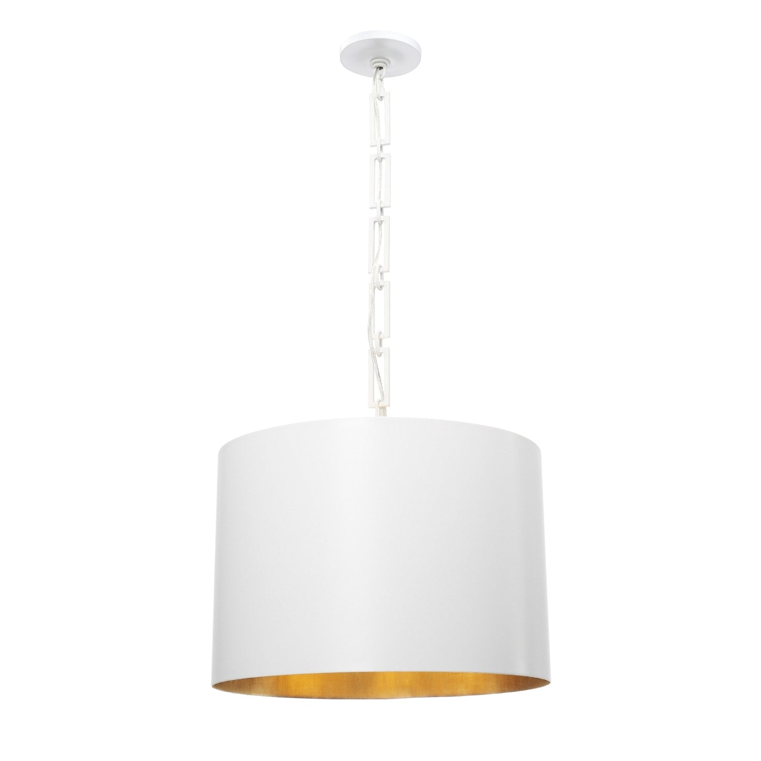 Crystorama Brian Patrick Flynn Alston Collection 6 Light Matte White Antique Gold Chandelier