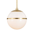 Brian Patrick Flynn Truax 1 Light Aged Brass Pendant Aged Brass