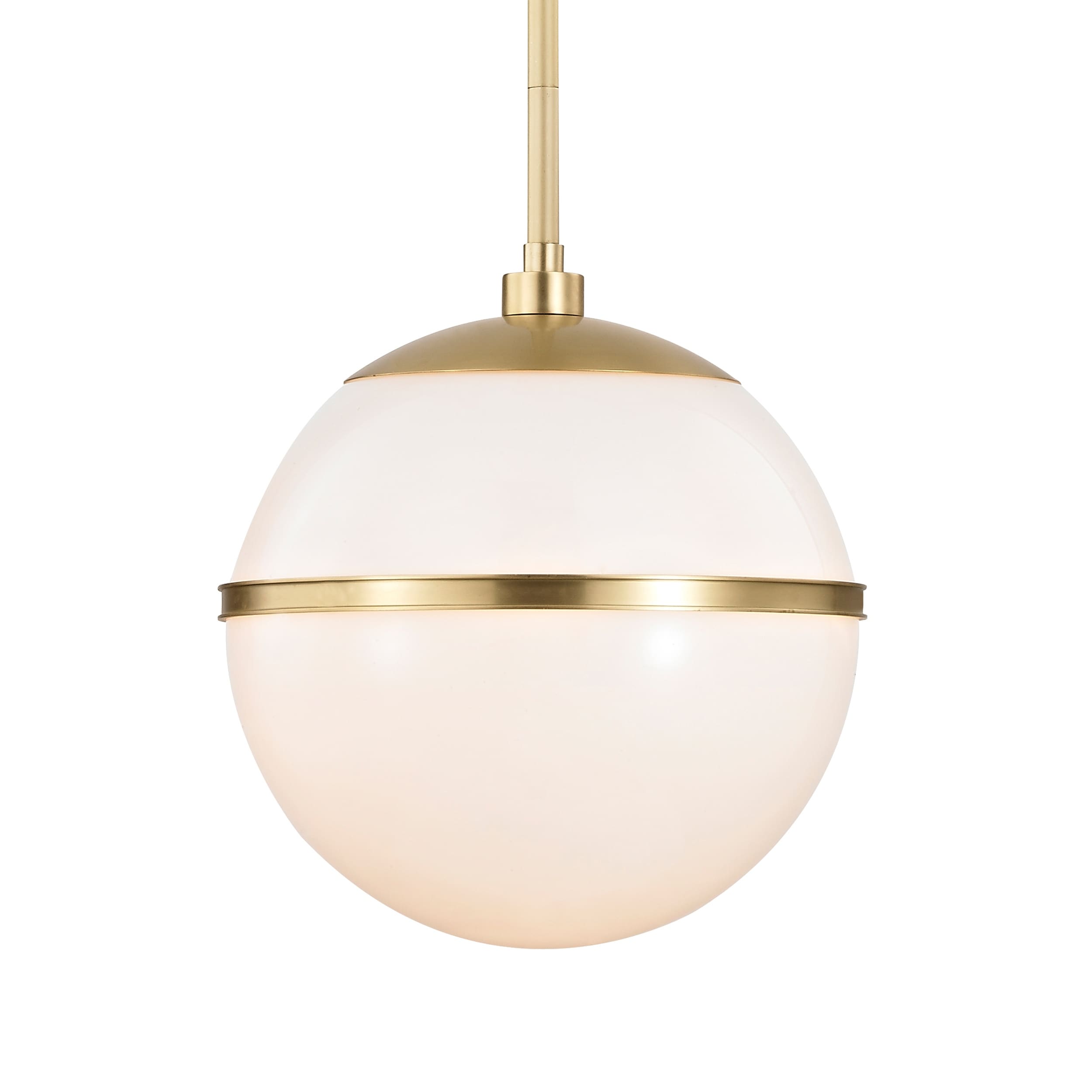 Brian Patrick Flynn Truax 1 Light Aged Brass Pendant Aged Brass