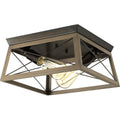 Briarwood Collection 2 Light Antique Bronze Flushmount