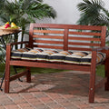 Brick Stripe 18 Inch X 51 Inch Outdoor Bench Cushion