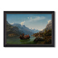 Bridal Procession On The Hardangerfjord 1848 Adolph Tidemand Hans Gude Custom Framed Canvas