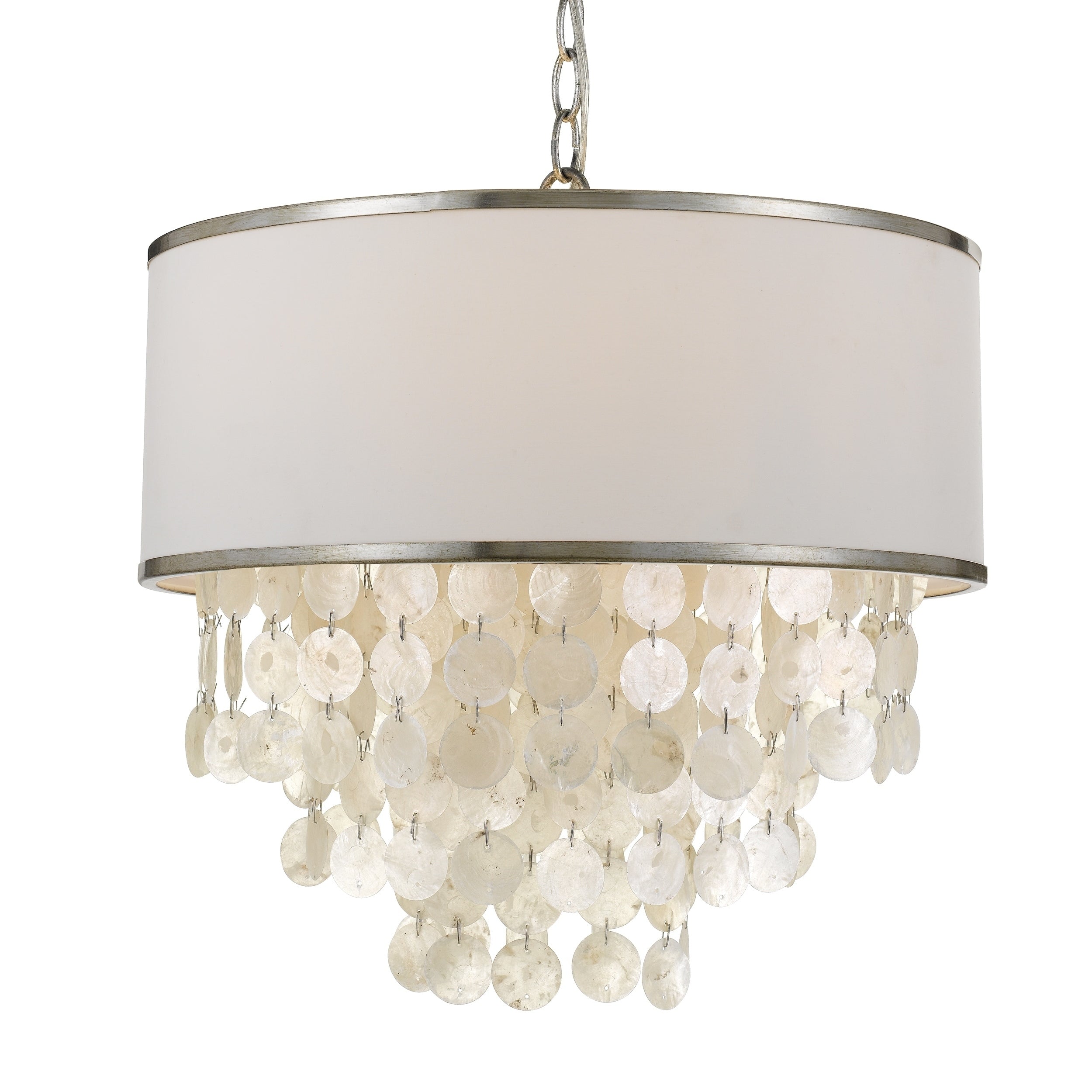 Brielle 3 Light Silver Pendant Chandelier