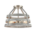 Brigantine 15 Wide 2 Light Semi Flush Mount 15 Inch W