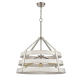 Brigantine 24 Inch Wide 5 Light Chandelier In Satin Nickel 24In W X 24In D X 20In H