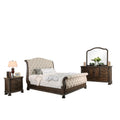 Brigette Iii Traditional Rustic Natural 4 Piece Bedroom Set By Foa