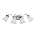 Brighton 4 Light Bathroom Vanity Light In Satin Nickel
