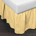 Brighton Light Yellow Cotton Bed Skirt