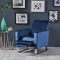 Christopher Knight Home Brightwood Blue Velvet Recliner