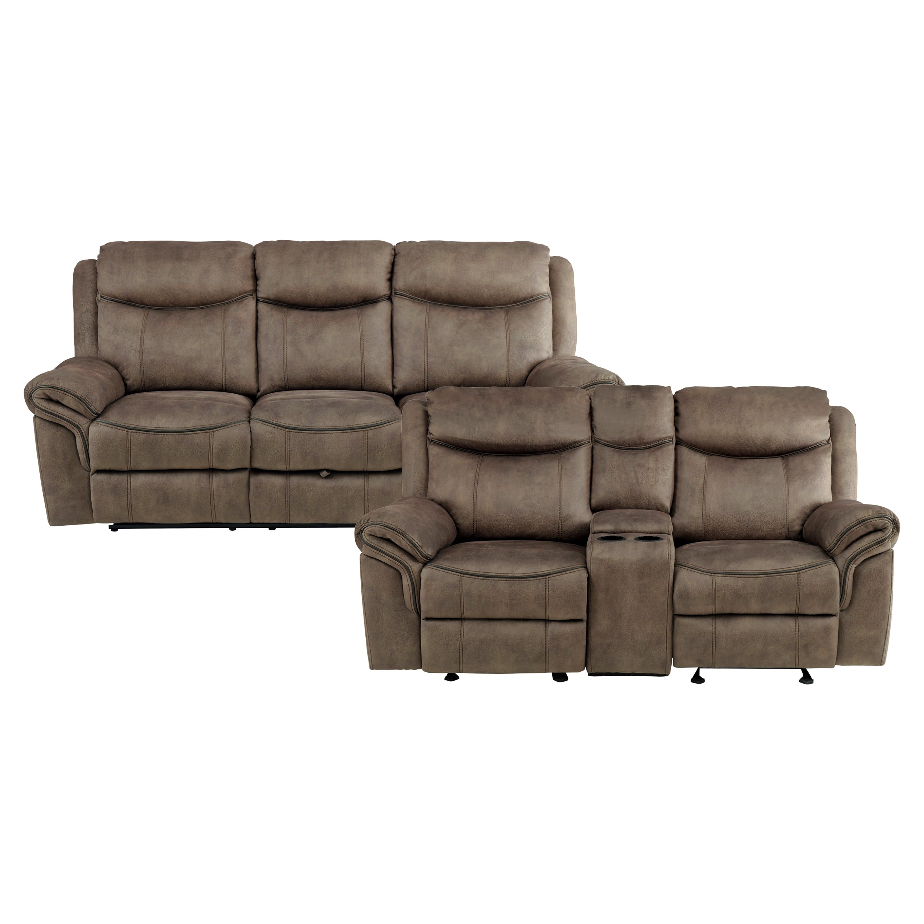 Brisa 2 Piece Reclining Living Room Set