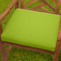 Bristol 19 Inch Indoor Outdoor Macaw Green Chair Cushion With Sunbrella Fabric