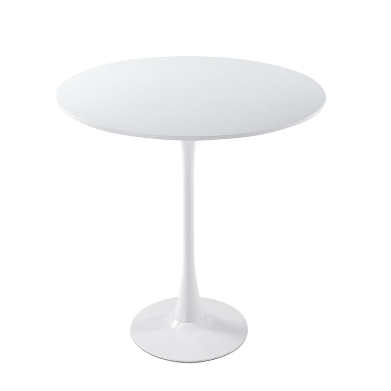 Bristol 31 35 Round Bar Height Table With Modern Mdf Pedestal High Top Dining Table For Kitchen Home Bar Iron Base