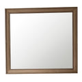 Bristol 44 Rectangular Mirror White Washed Walnut White Washed