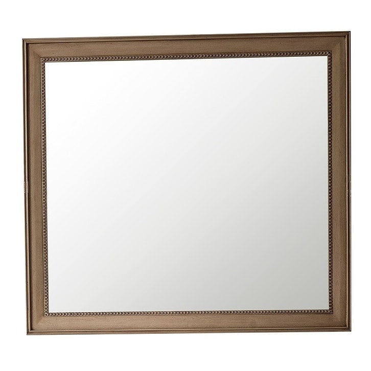 Bristol 44 Rectangular Mirror White Washed Walnut White Washed