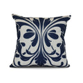 British Colonial Geometric Print Outdoor Pillow