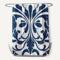 British Colonial Geometric Print Shower Curtain