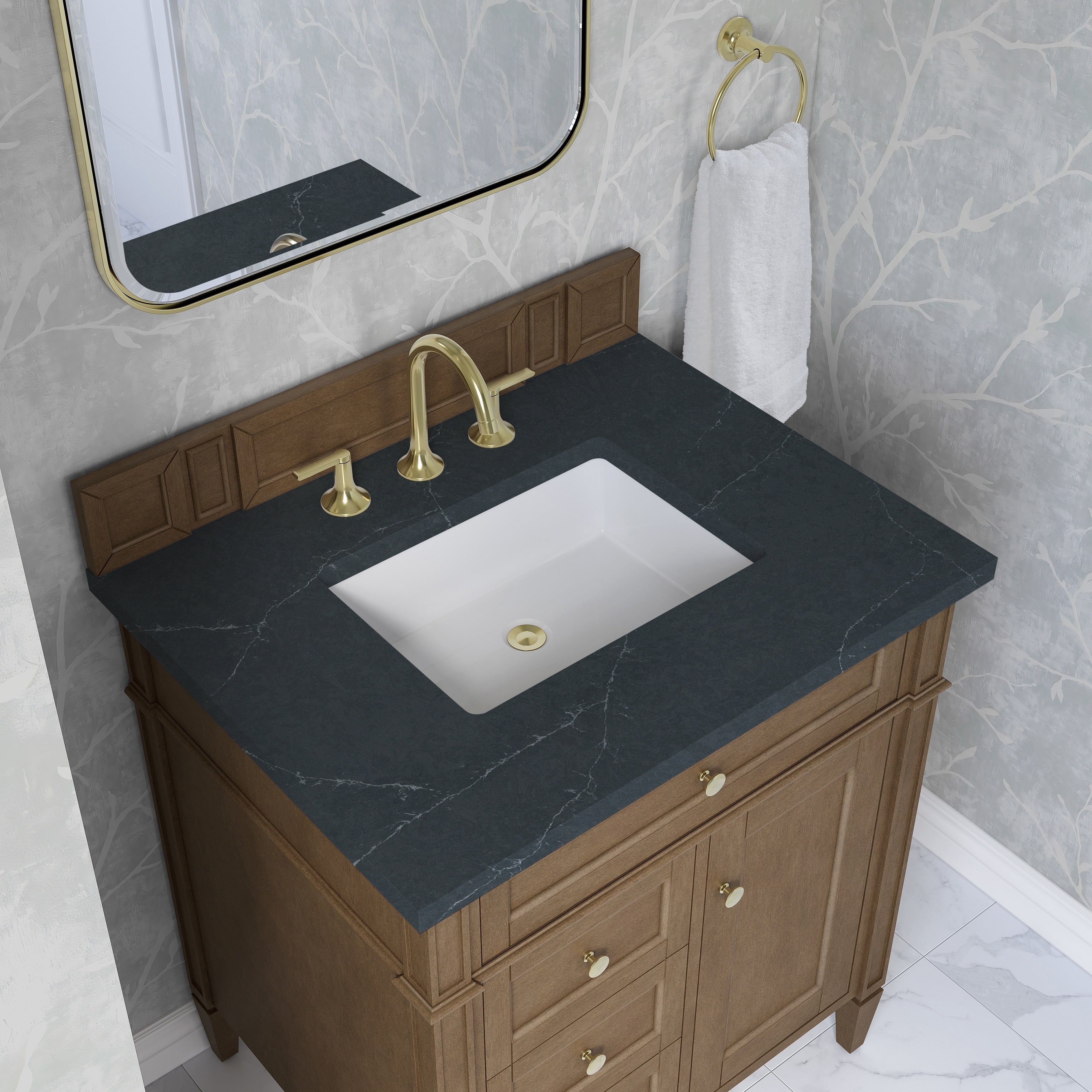 Brittany 30 Single Vanity Cabinet
