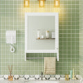 Brixton 20 Modern Wall Mounted Medicine Cabinet With Adjustable Shelf Soft Close Hd Mirror Integrated Towel Bar By Gdfstudio