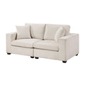 Brixton 84 Chenille Living Room 2 Seater Loveseat With Pillows