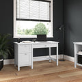 Porch Den Tatnall Computer Desk With Drawers In Pure White