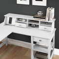 Porch Den Tatnall Desktop Organizer In Pure White