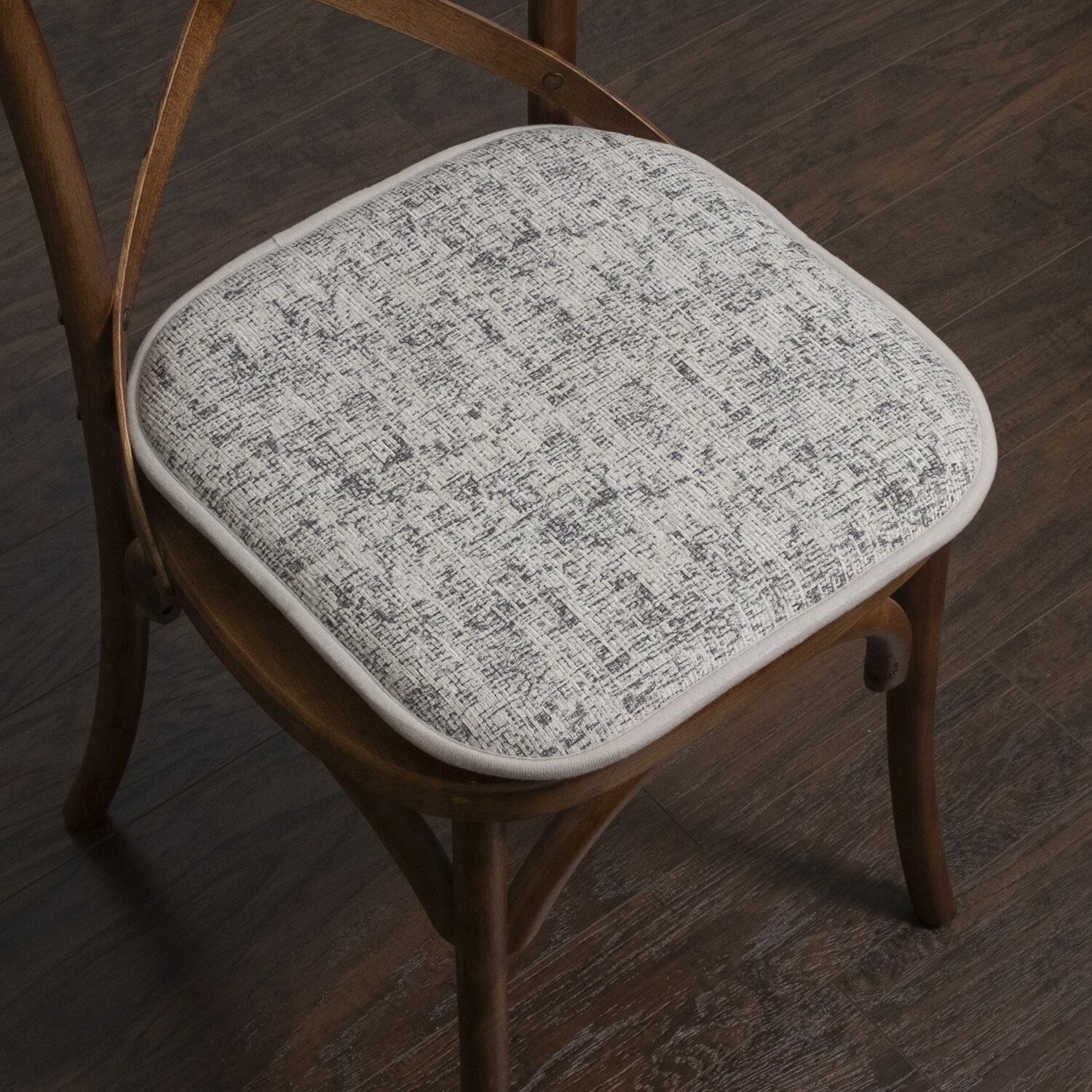 Porch Den Bravo Memory Foam 16 Inch Chair Pad Set